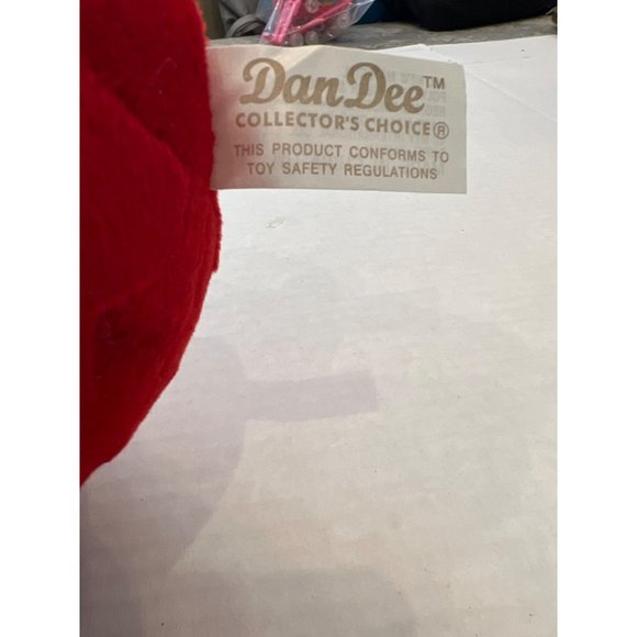 Dan Dee Stuffed Animal Plush Christmas Santa Red Green Elf Helper Brown Bear - Picture 9 of 12